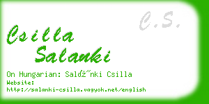 csilla salanki business card